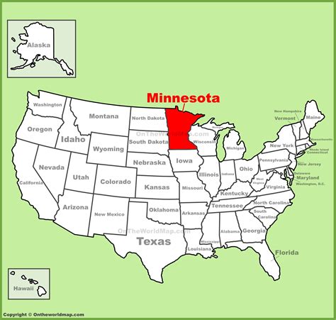 where is minnesota located.
